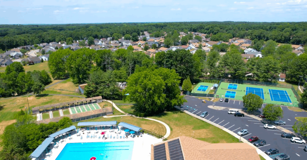 AERIAL VIEW OF GREENBRIAR IN MARLBORO NJ