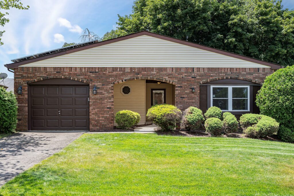 shows the front of a home in greenbriar
